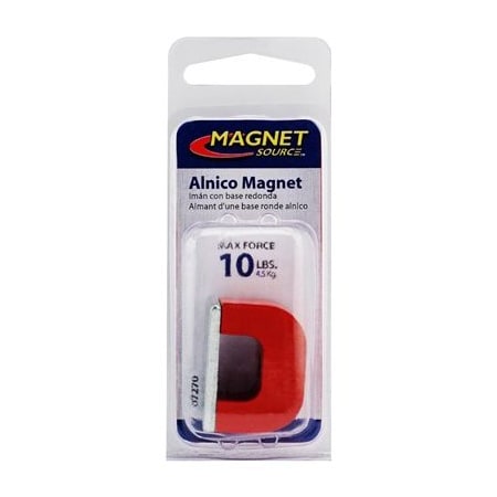 Master Magnetics 2OZ RED Horsesh Magnet 7270